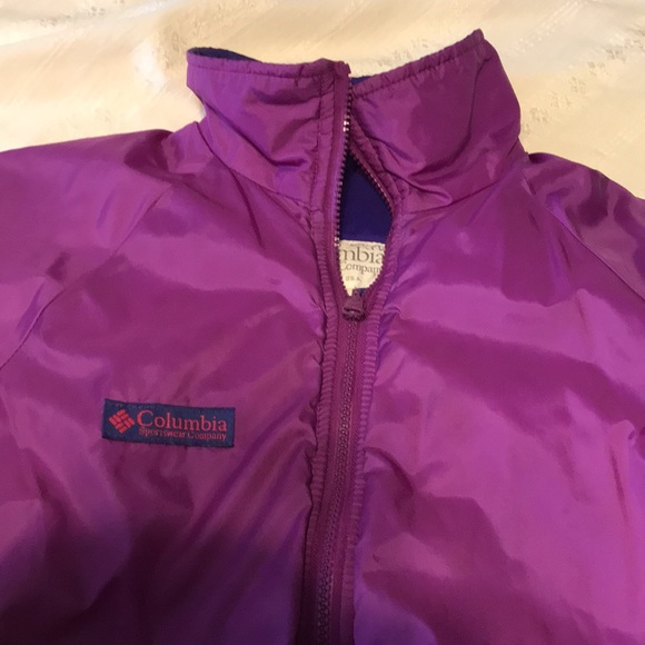 Girls Columbia Sportswear Company Youth Plum/Purple Puffer Jacket - Picture 12 of 12